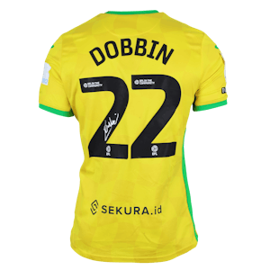 Lewis Norman Dobbin Norwich City shirt