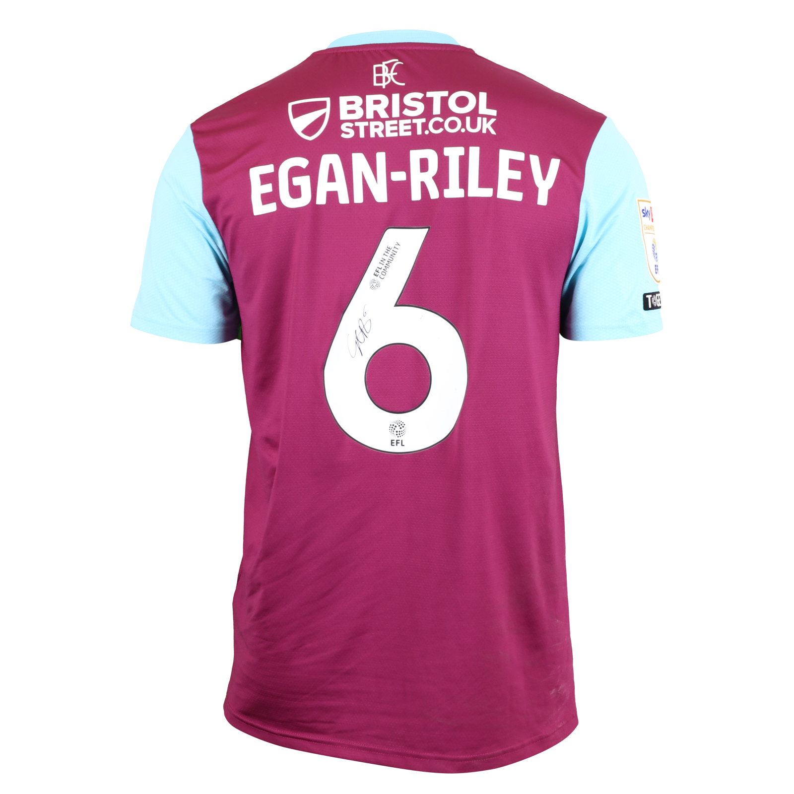 CJ Egan Riley Burnley shirt