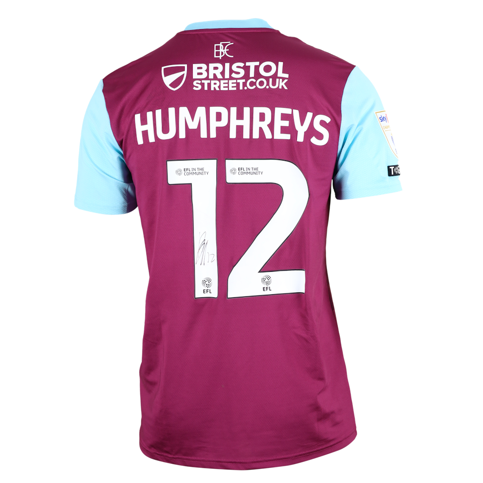 Bashir Humphreys Burnley shirt