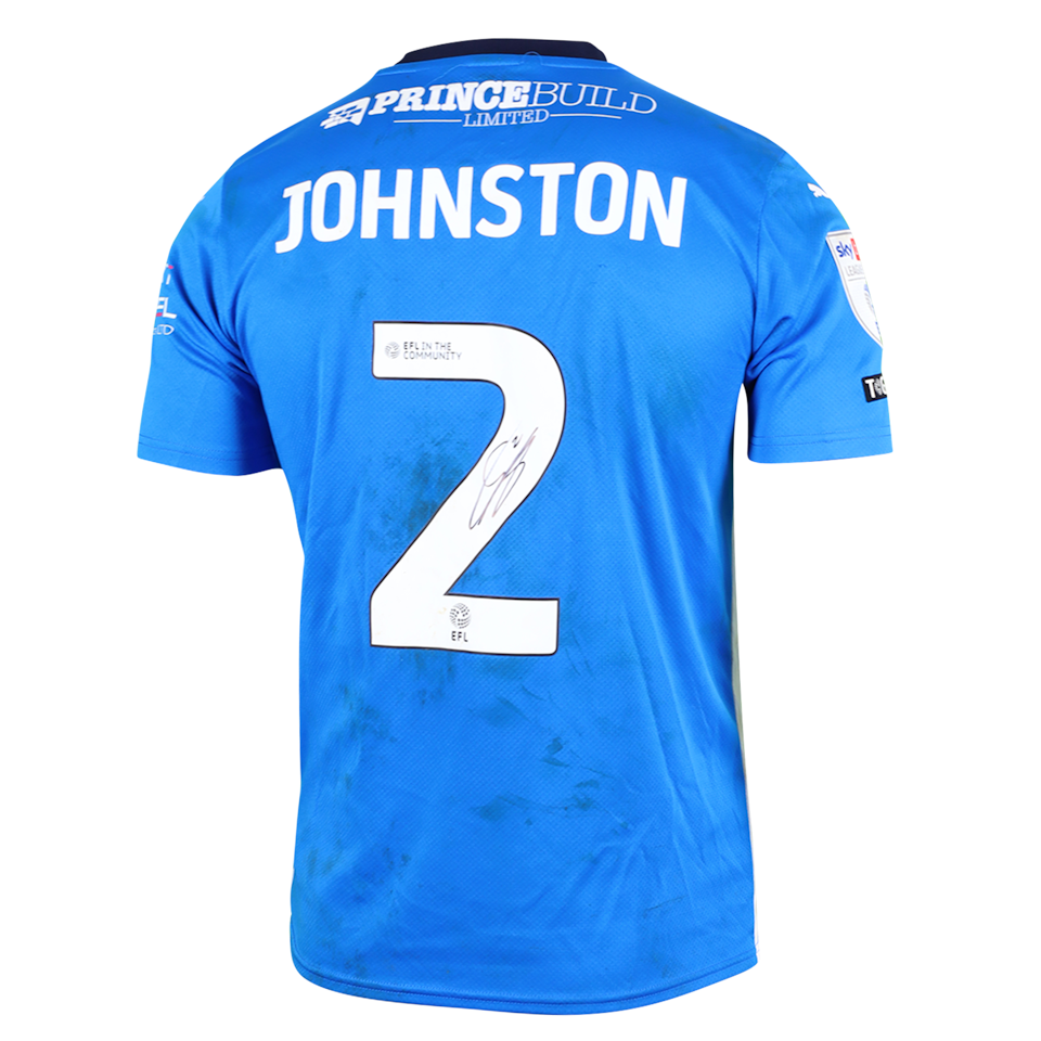 Carl Robert Johnston Peterborough United shirt