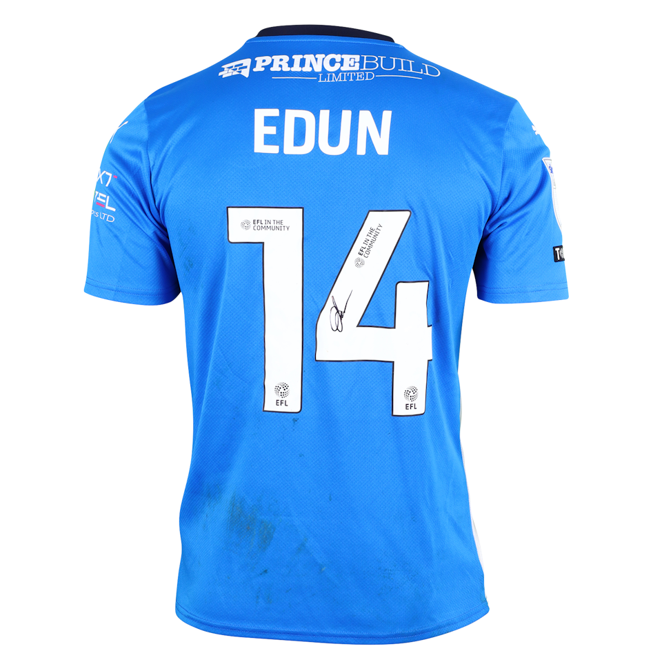Tayo Edun Peterborough United shirt