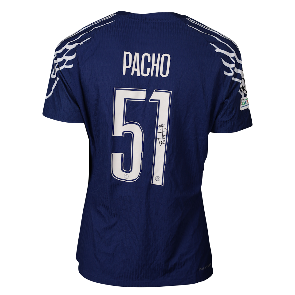 William Pacho Paris Saint-Germain jersey