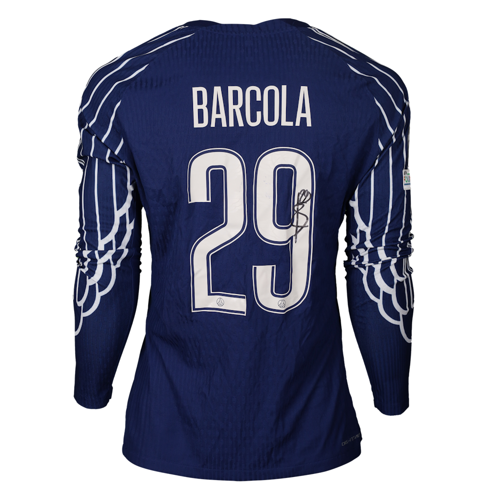 Bradley Barcola Paris Saint-Germain shirt