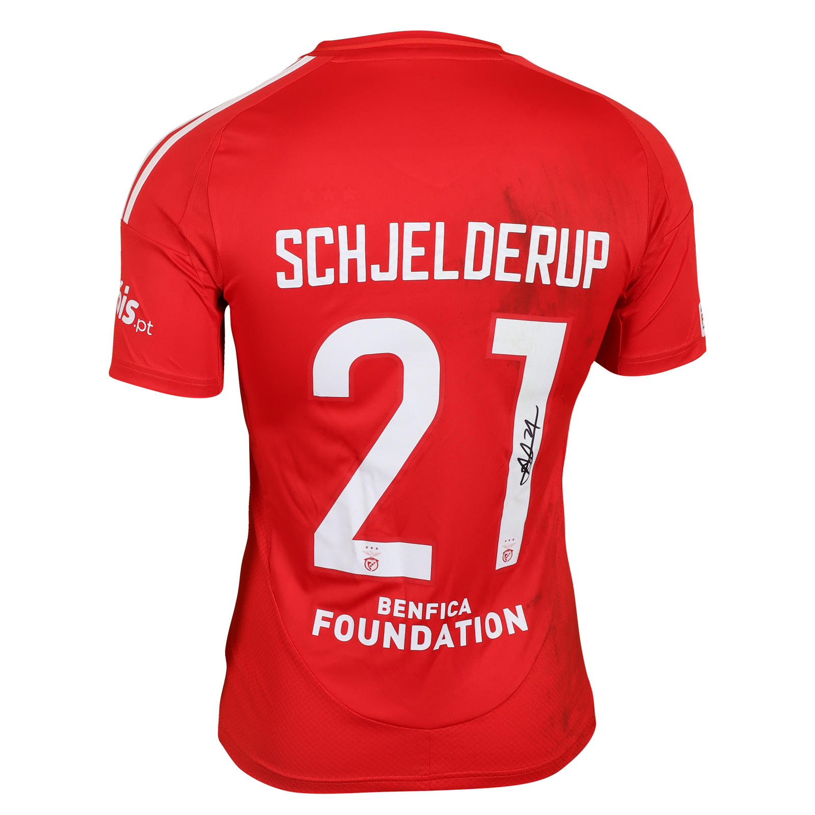 Andreas Schjelderup SL Benfica shirt