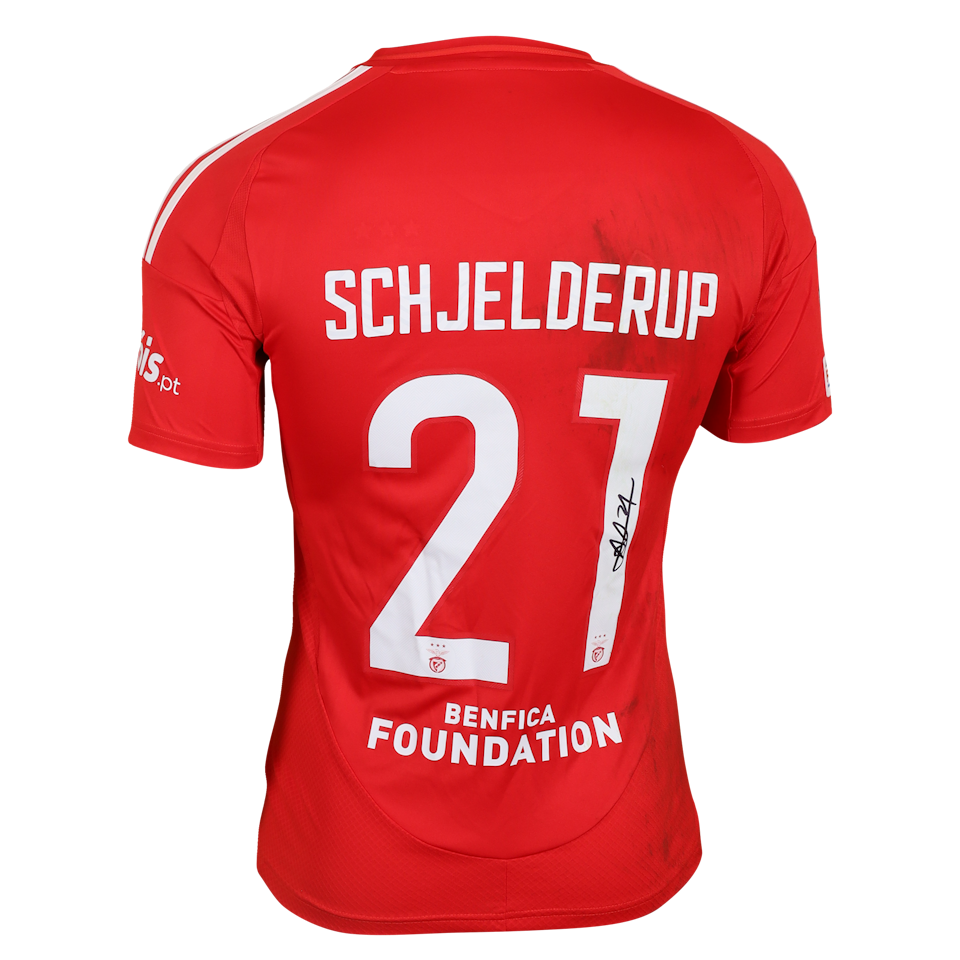 Andreas Schjelderup SL Benfica shirt
