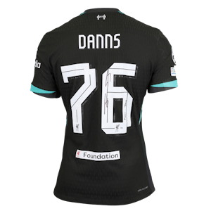Jayden Danns Liverpool shirt
