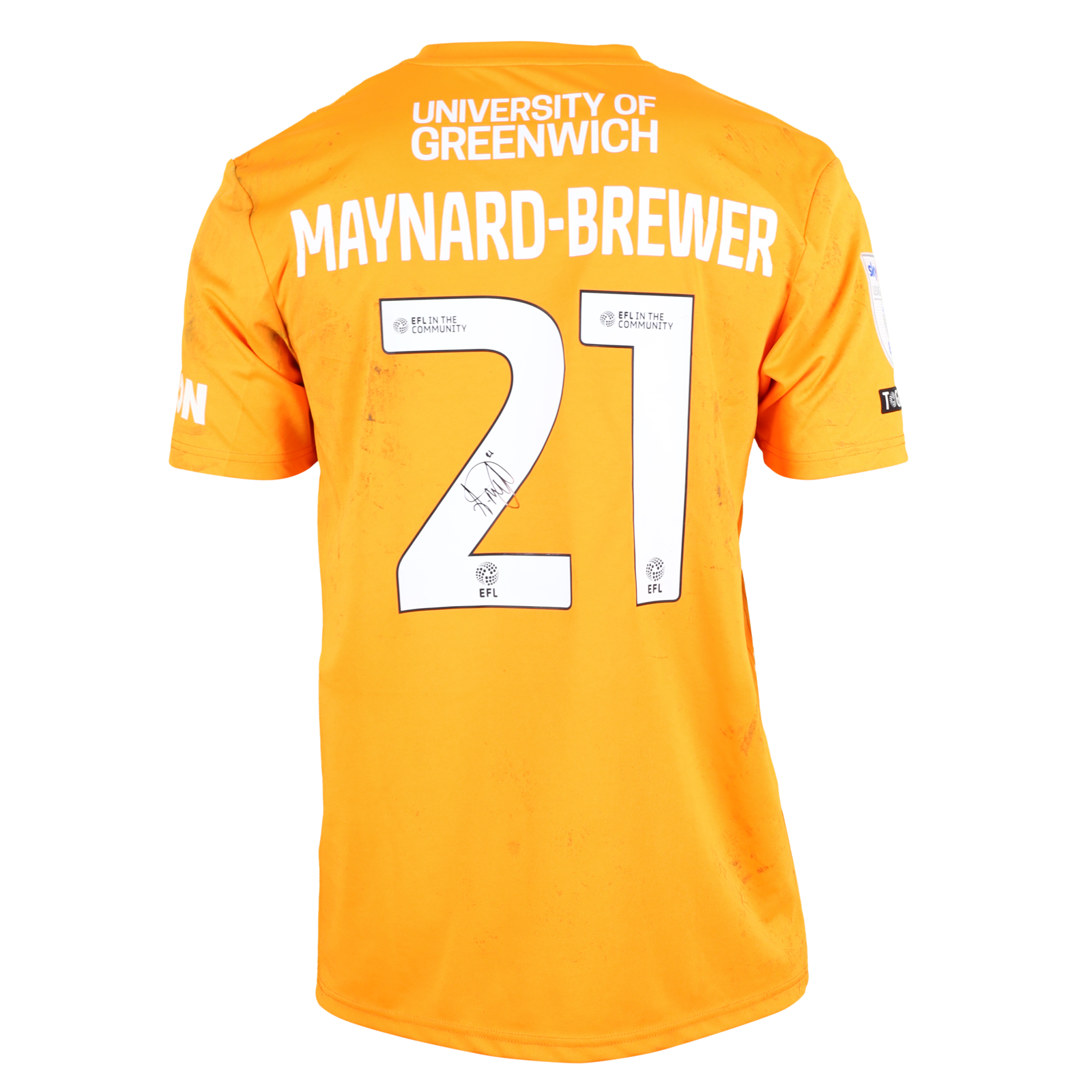 Ashley Maynard-Brewer Charlton Athletic shirt