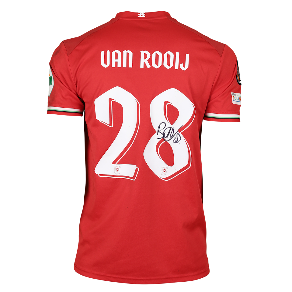 Shirt van Bart van Rooij FC Twente