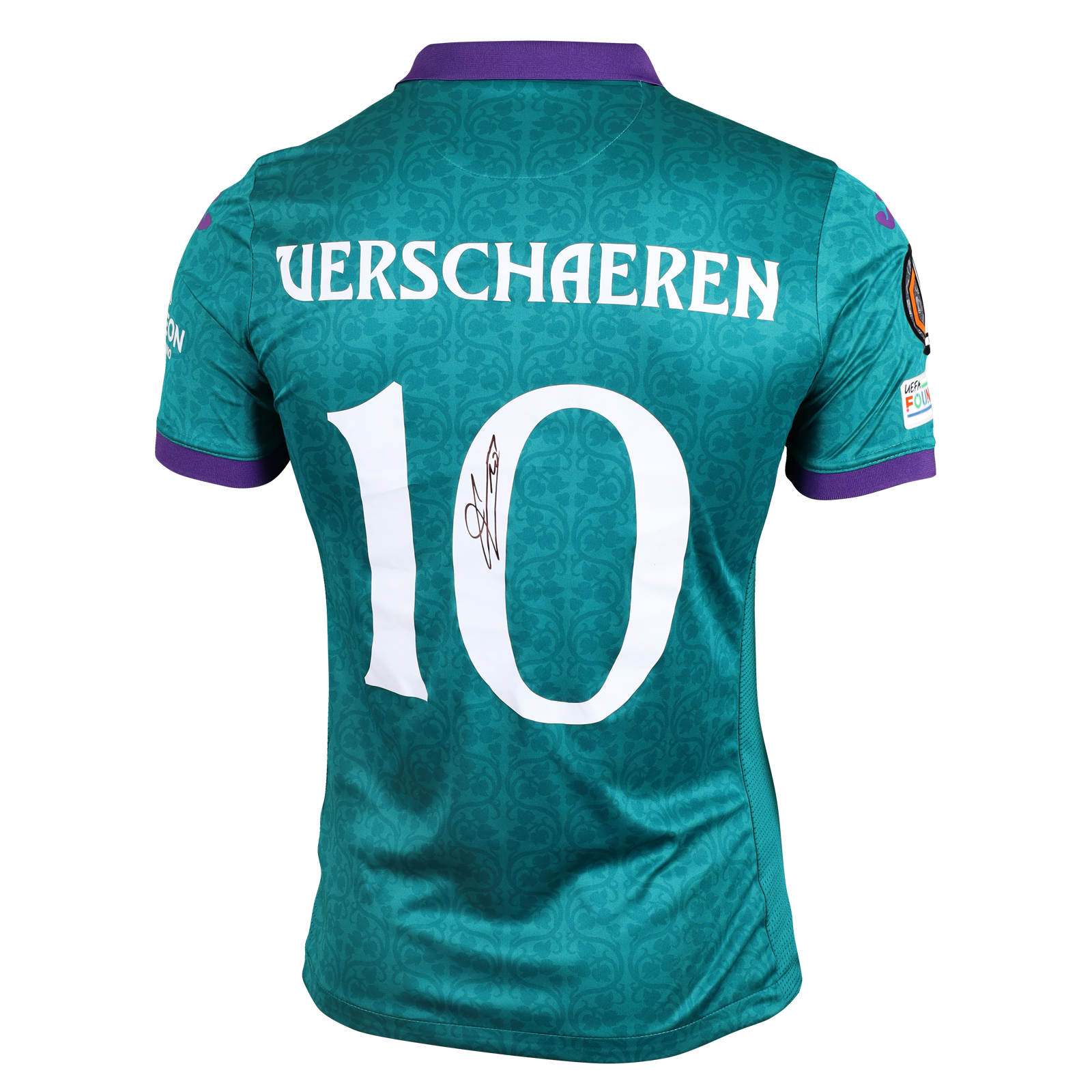 Yari Verschaeren RSC Anderlecht shirt
