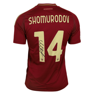 Eldor Shomurodov AS Roma shirt