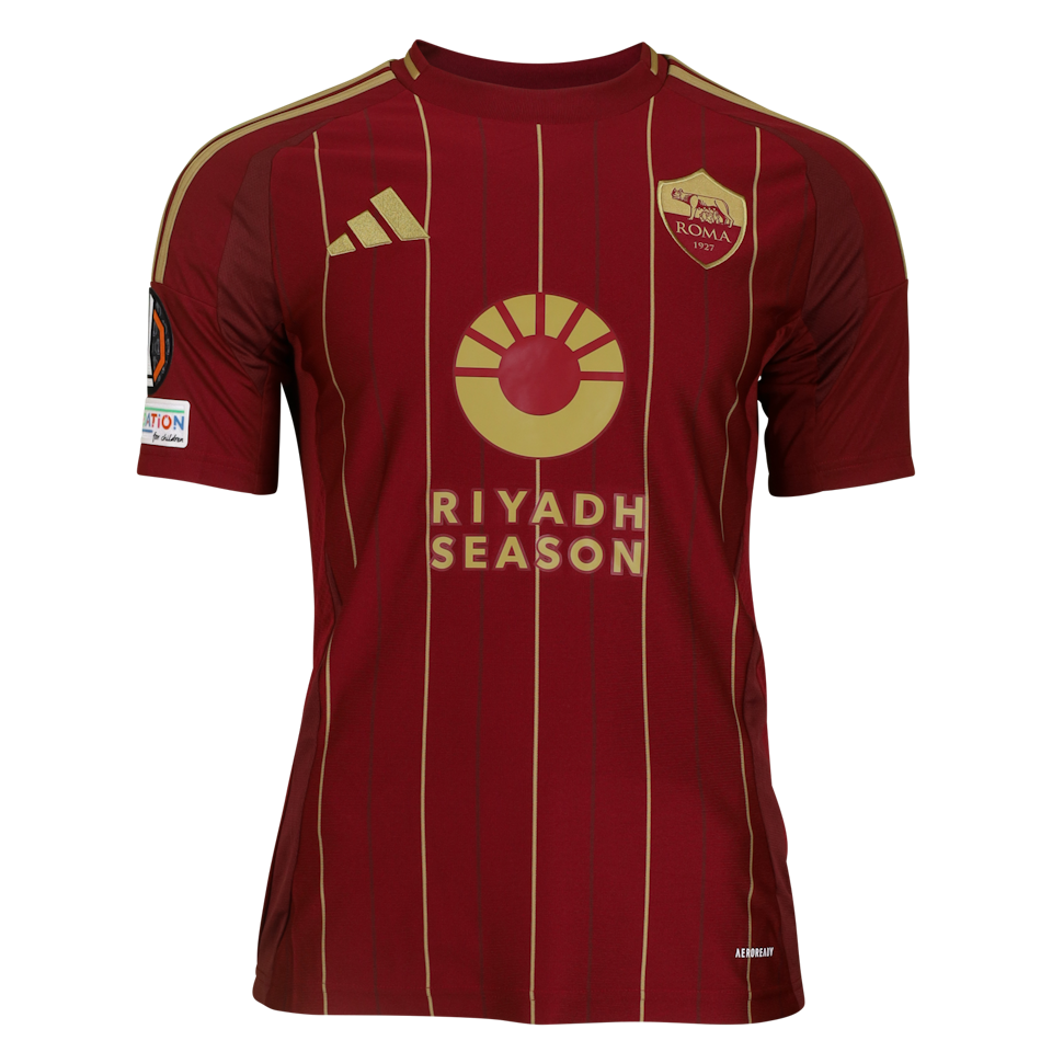 Eldor Shomurodov AS Roma shirt