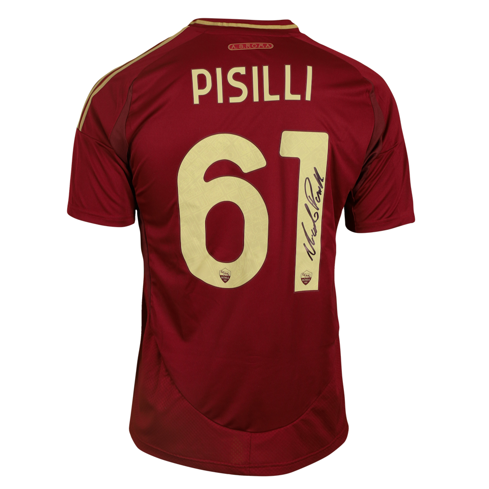 Niccolò Pisilli AS Roma shirt
