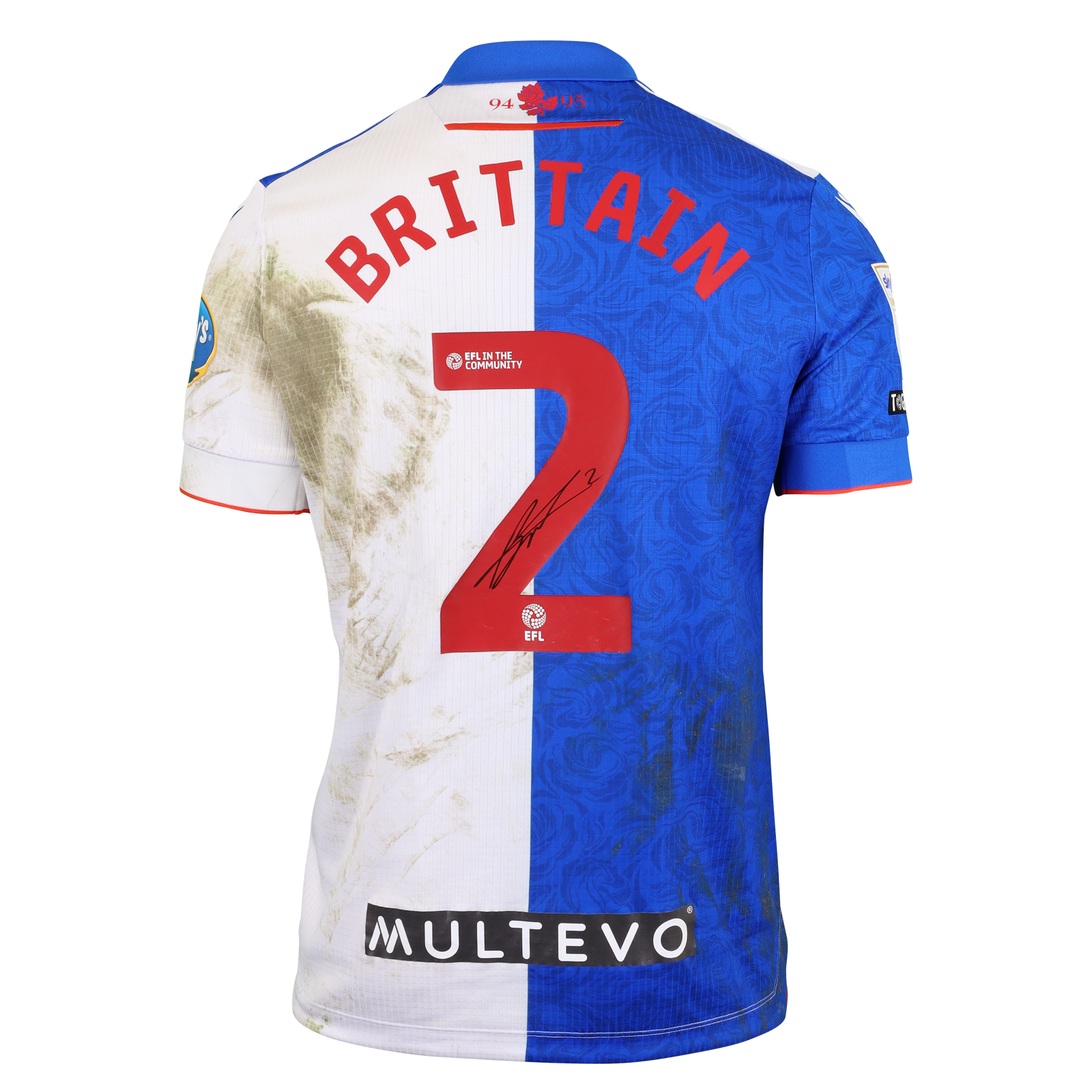 Callum Brittain Blackburn Rovers shirt