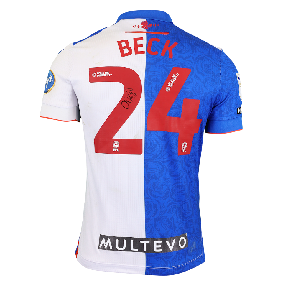 Owen Beck Blackburn Rovers shirt