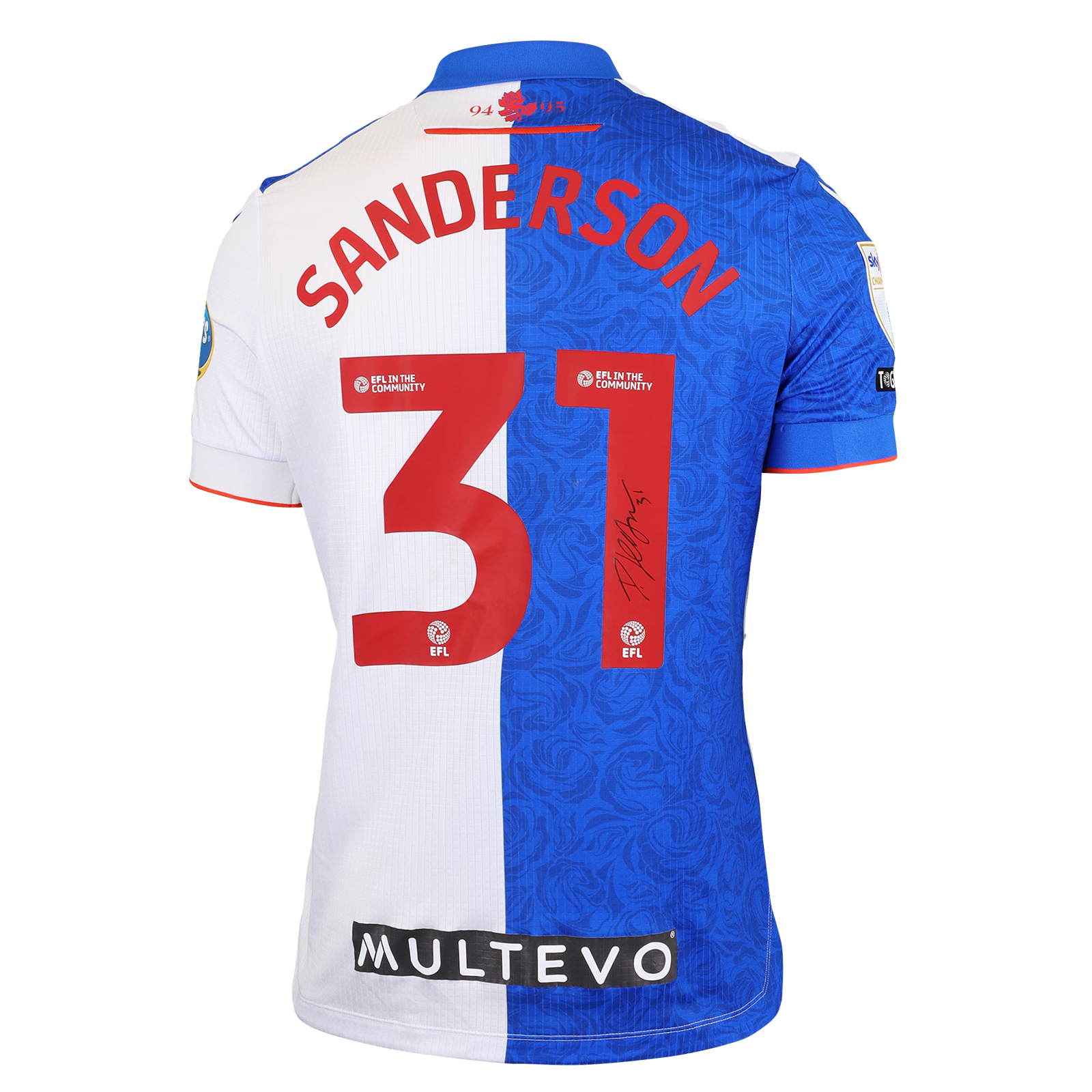 Dion Sanderson Blackburn Rovers shirt