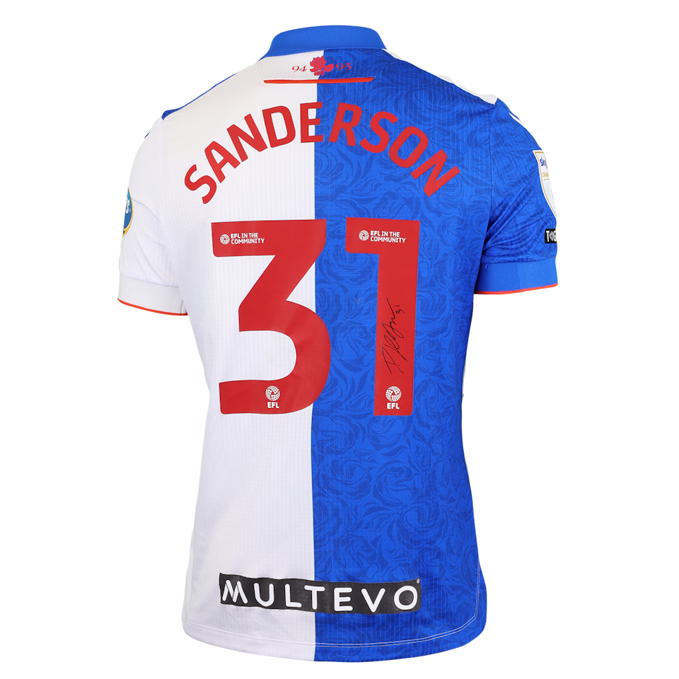 Dion Sanderson Blackburn Rovers shirt