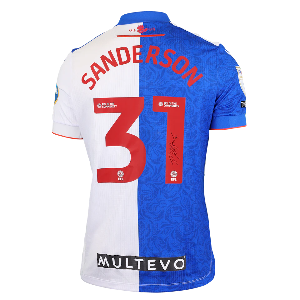 Dion Sanderson Blackburn Rovers jersey