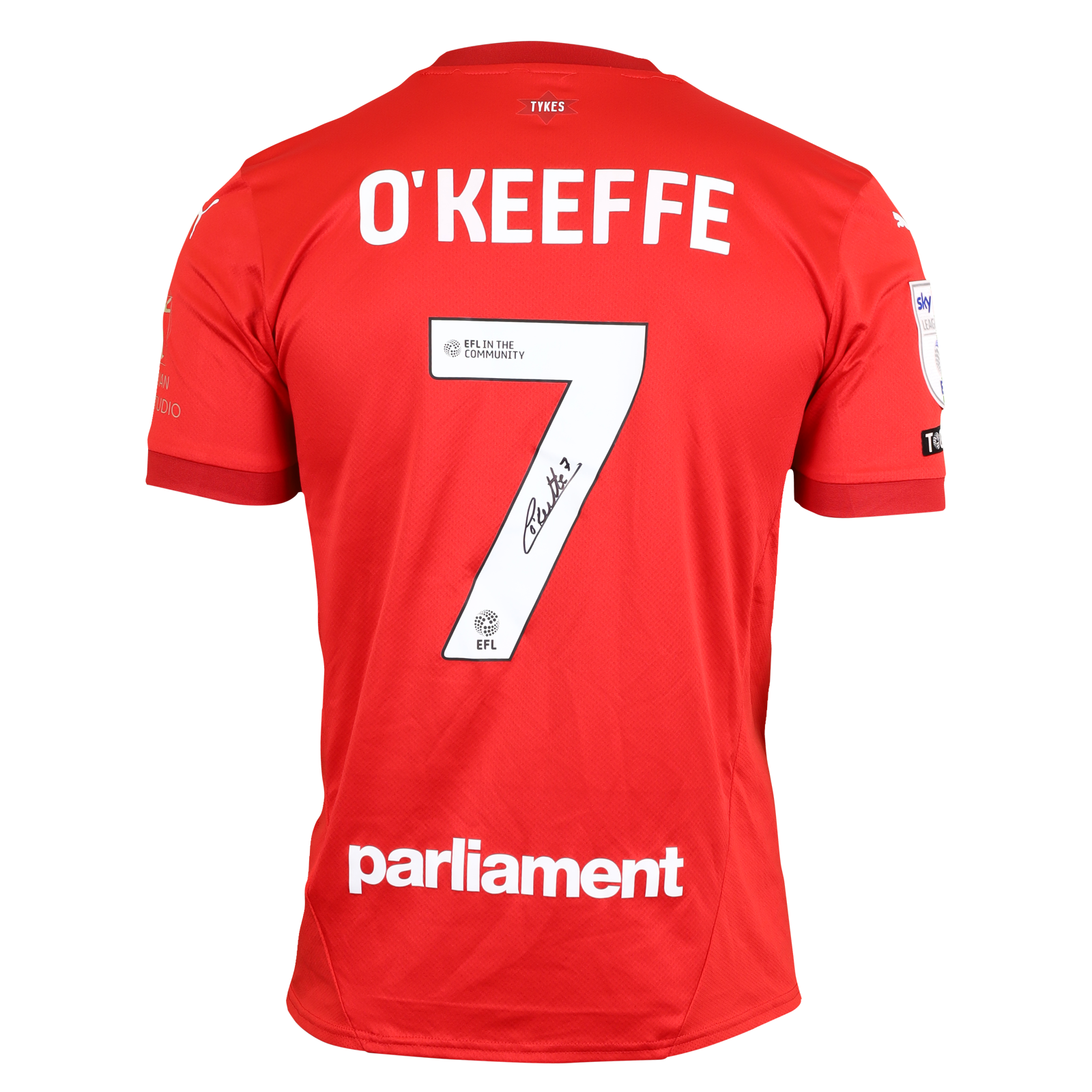 Corey O'Keeffe Barnsley shirt