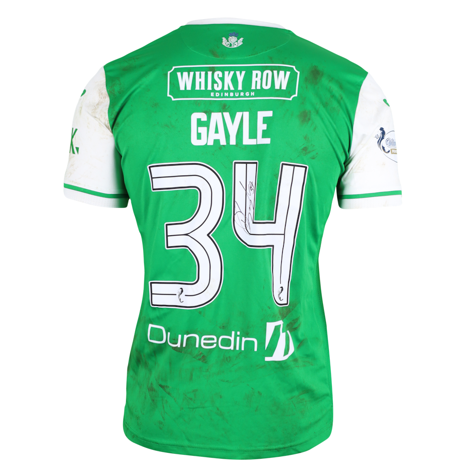 Dwight Gayle Hibernian shirt