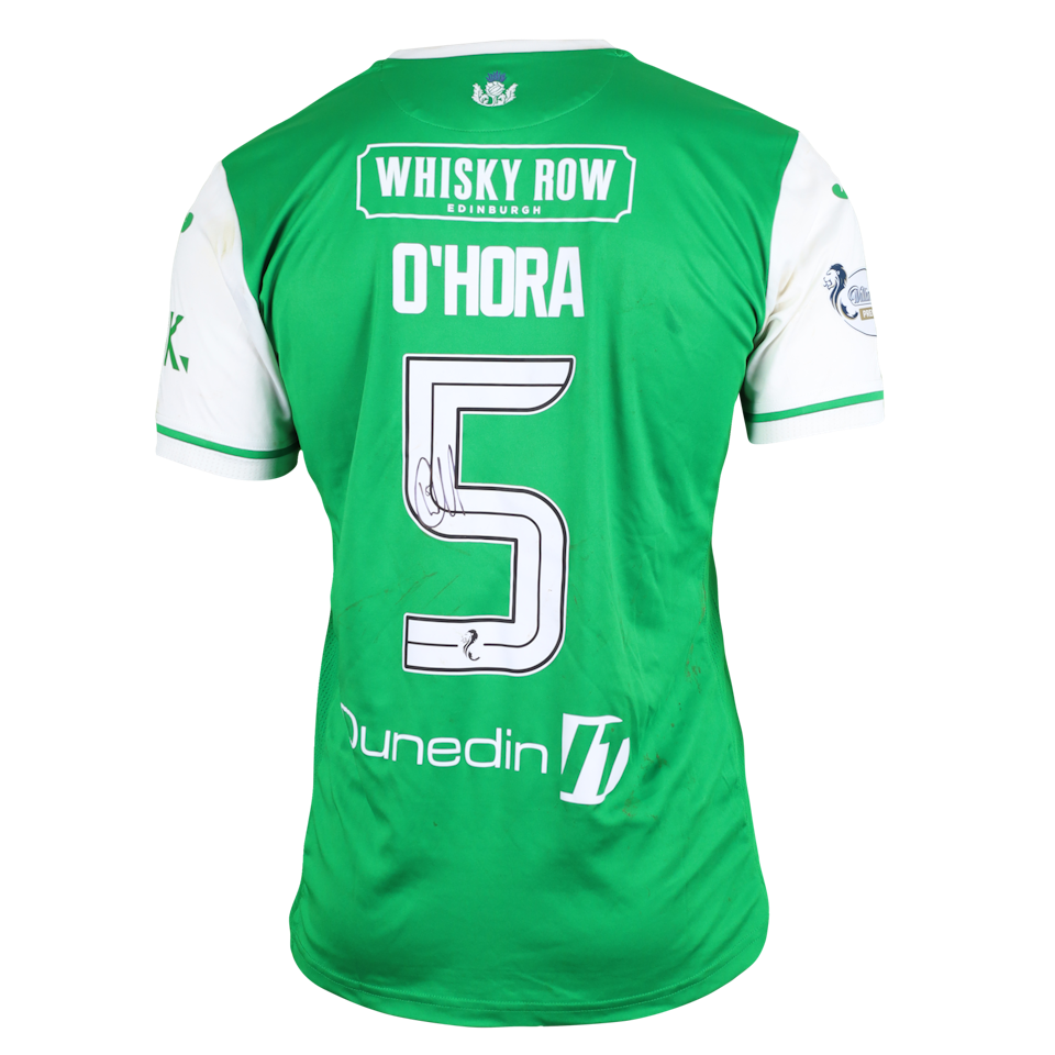 Warren O'Hora Hibernian jersey