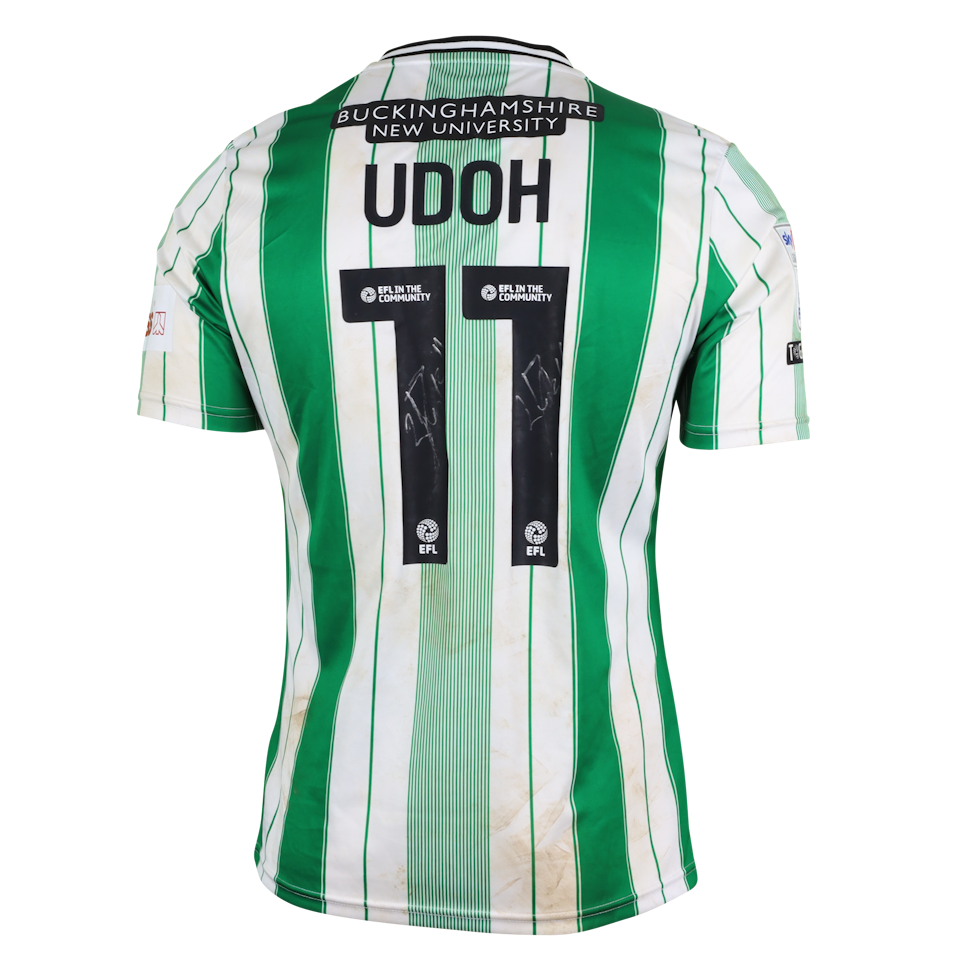 Daniel Udoh Wycombe Wanderers shirt