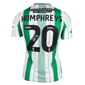 Cameron Humphreys Wycombe Wanderers shirt