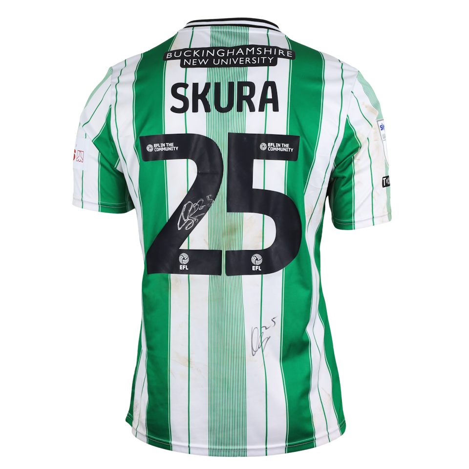 Declan Skura Wycombe Wanderers shirt
