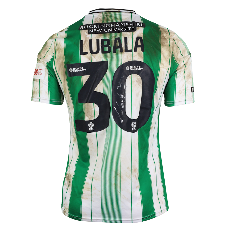 Beryly Lubala Wycombe Wanderers shirt