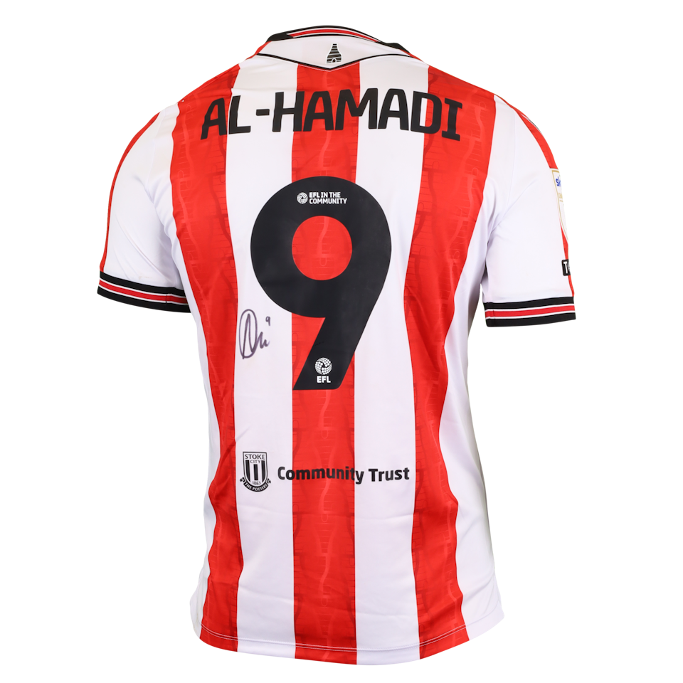Ali Al-Hamadi Stoke City shirt
