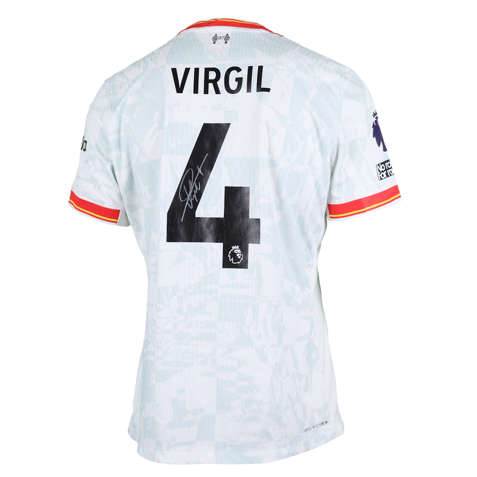 Virgil van Dijk Liverpool shirt
