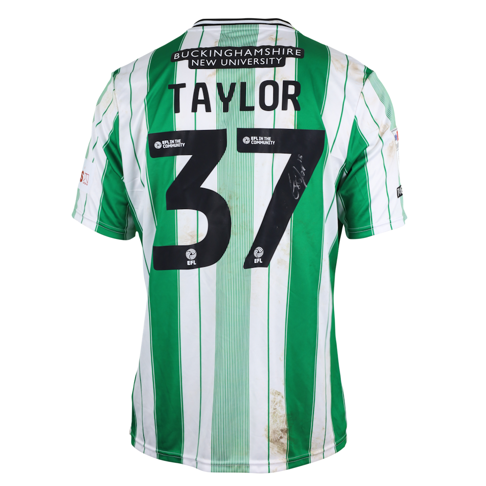 Caleb Taylor Wycombe Wanderers shirt