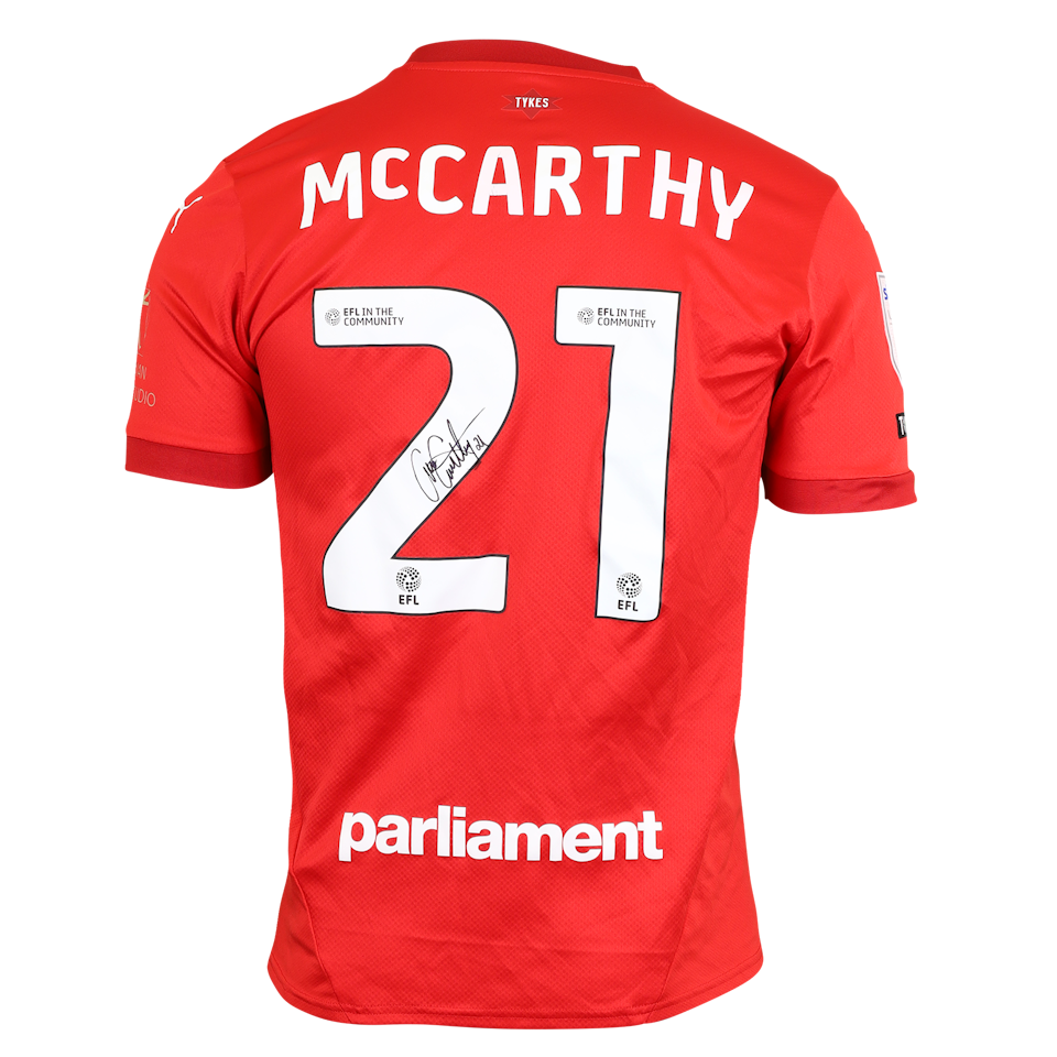 Conor McCarthy Barnsley shirt