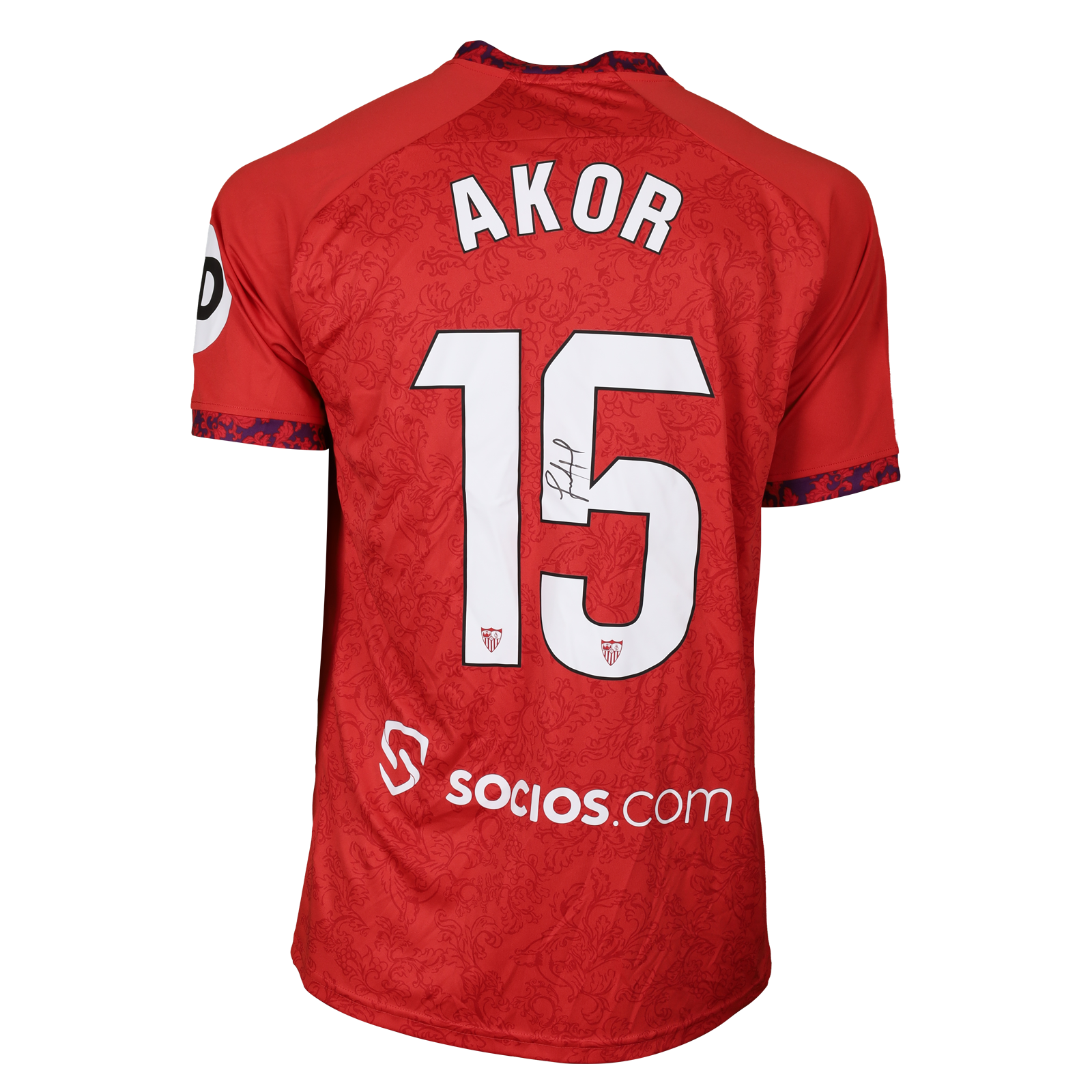 Akor Adams Sevilla FC shirt