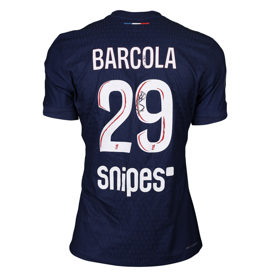 Bradley Barcola Paris Saint-Germain shirt