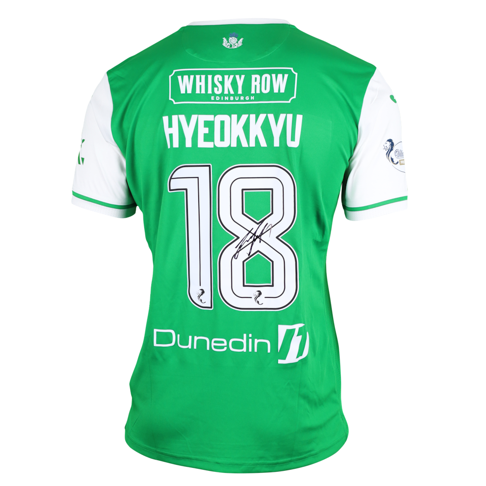 Hyeok-kyu Kwon 권혁규 Hibernian shirt