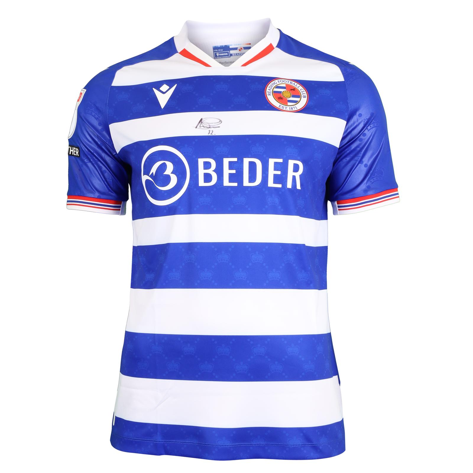 Abraham Kanu Reading shirt