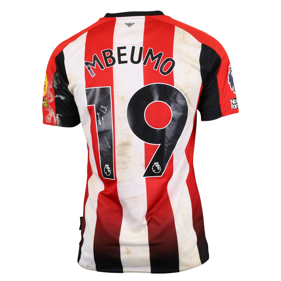 Bryan Mbeumo Brentford shirt