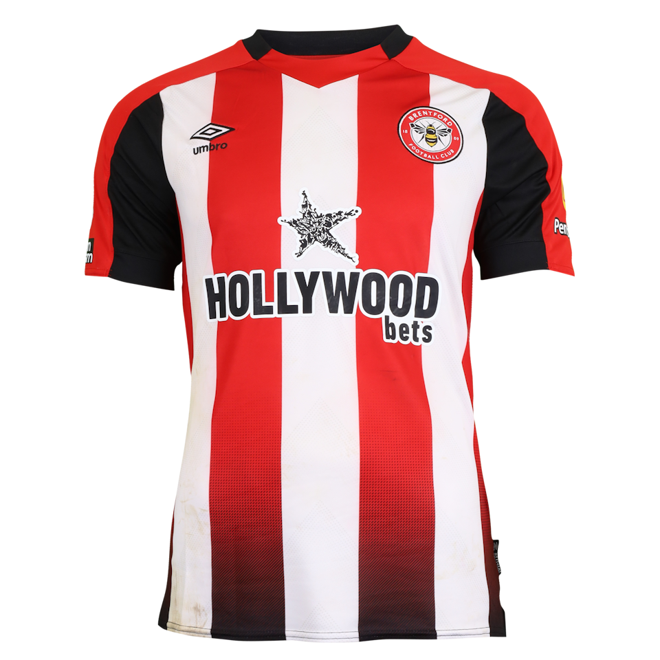 Bryan Mbeumo Brentford shirt