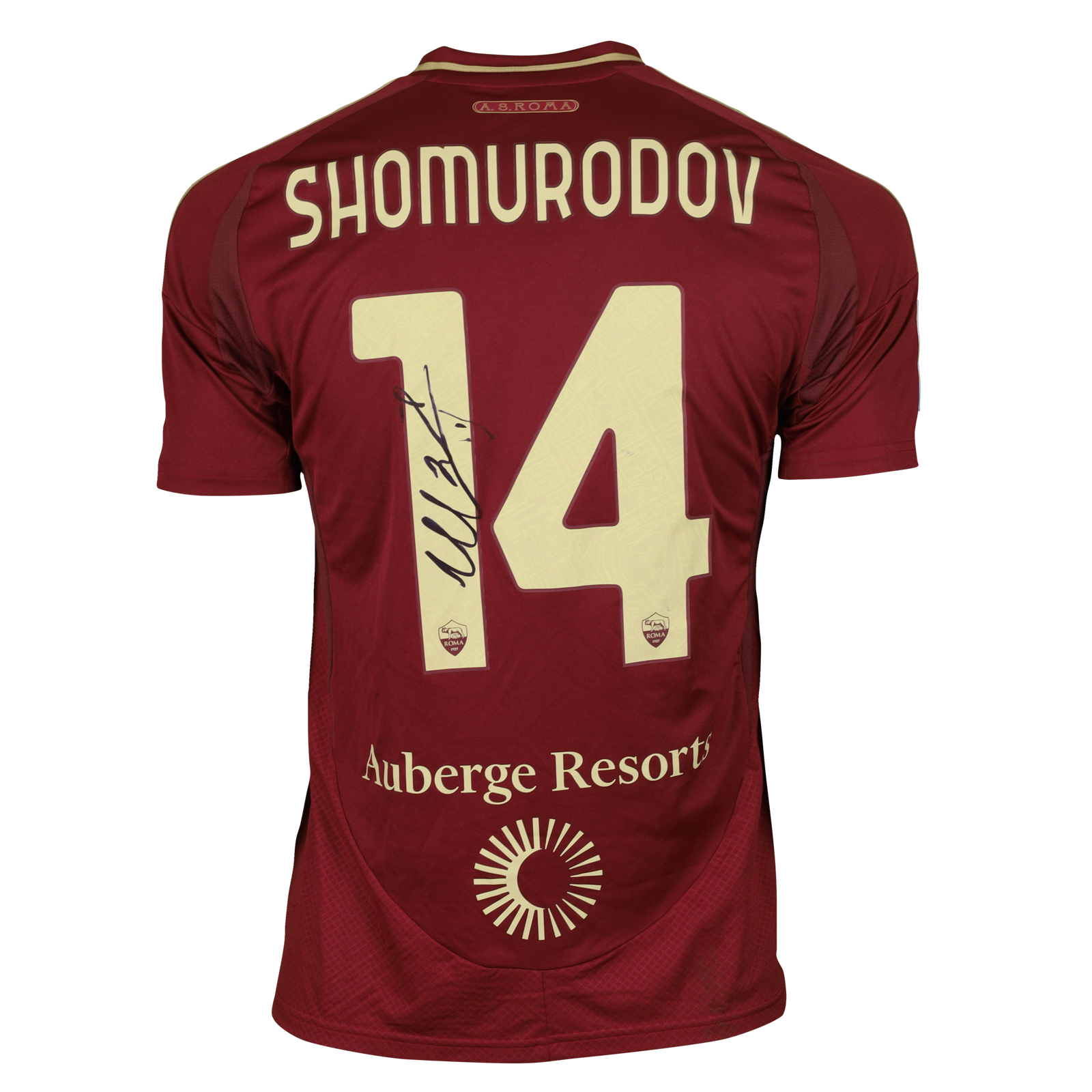 Eldor Shomurodov AS Roma shirt