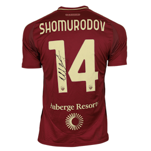 Eldor Shomurodov AS Roma shirt