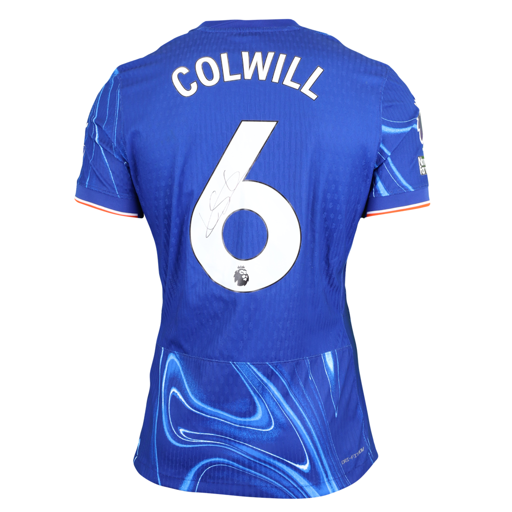 LEVI COLWILL Chelseaユニフォーム　選手支給品　サイン入り Levi Colwill | Chelsea - West Ham United | MatchWornShirt