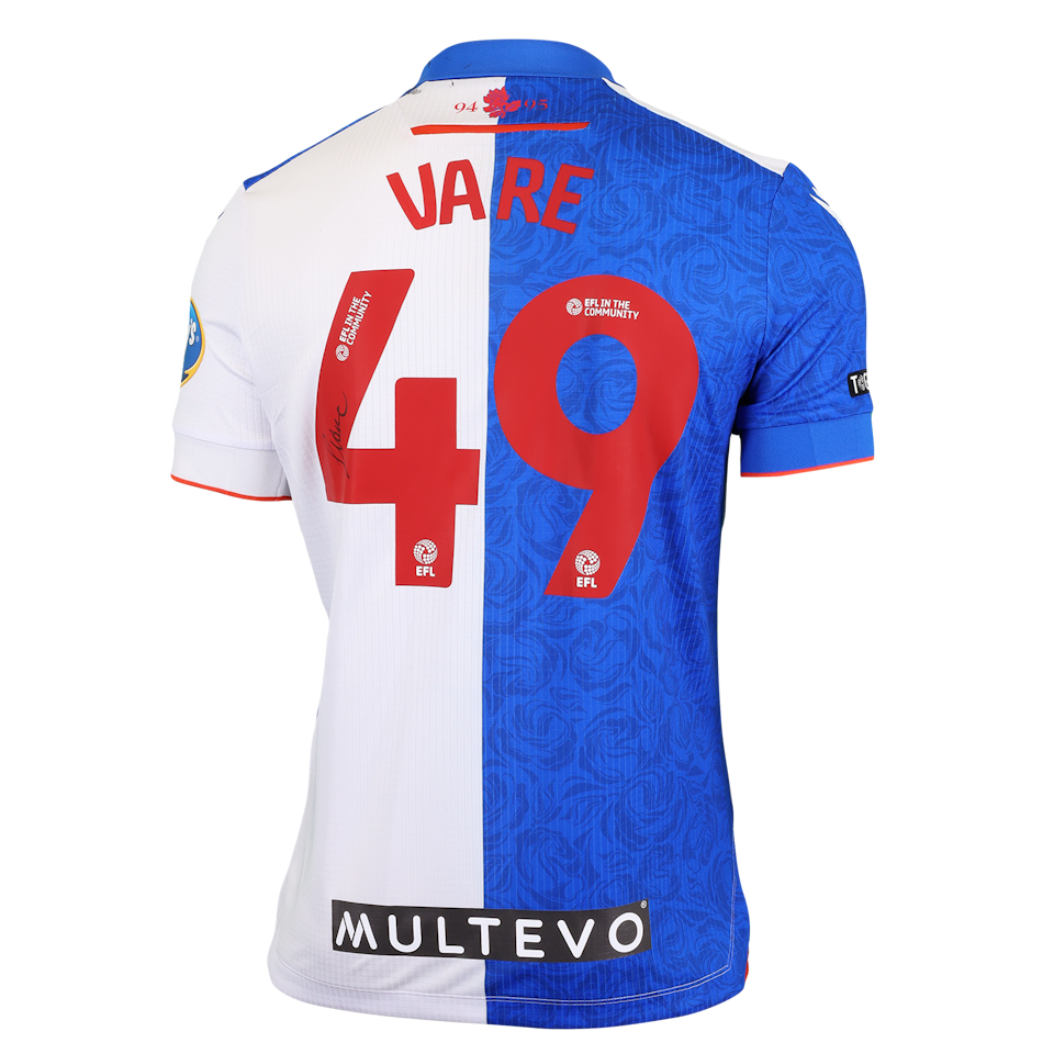 Camiseta Frank Vare Blackburn Rovers