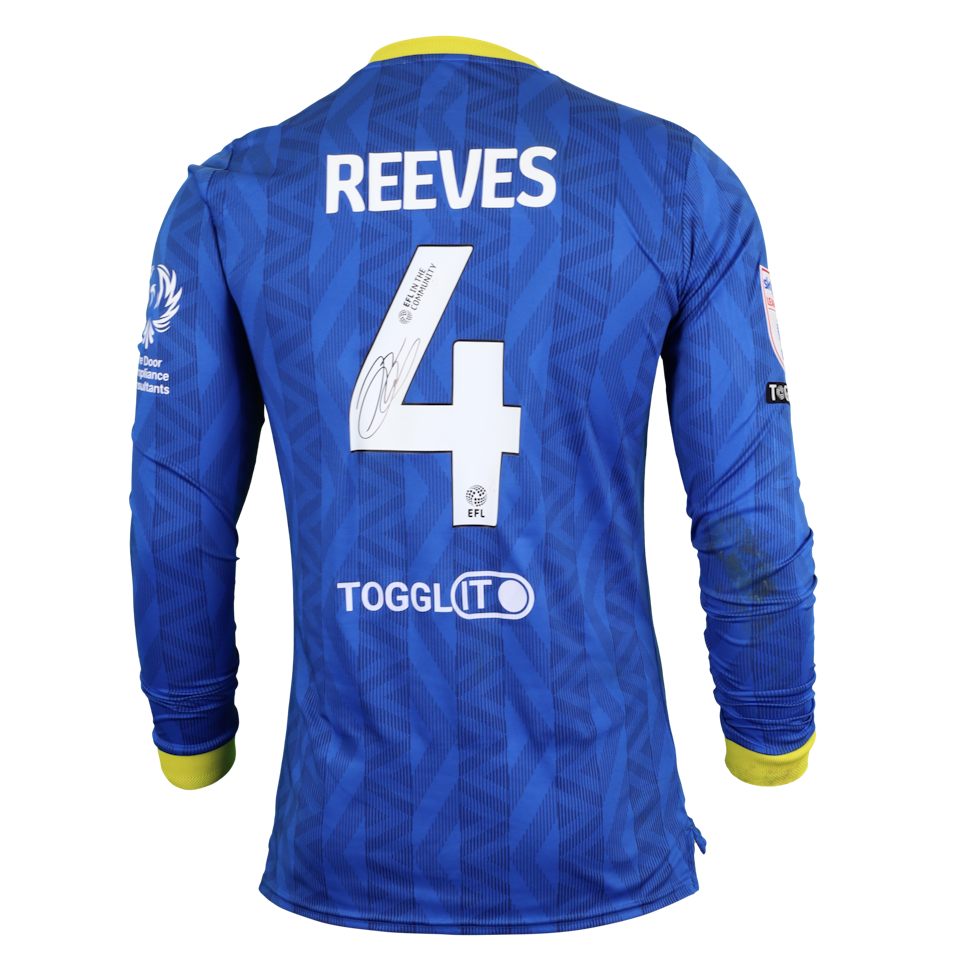 Jake Reeves AFC Wimbledon jersey
