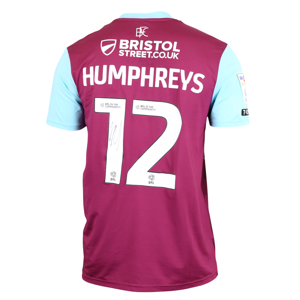 Bashir Humphreys Burnley shirt
