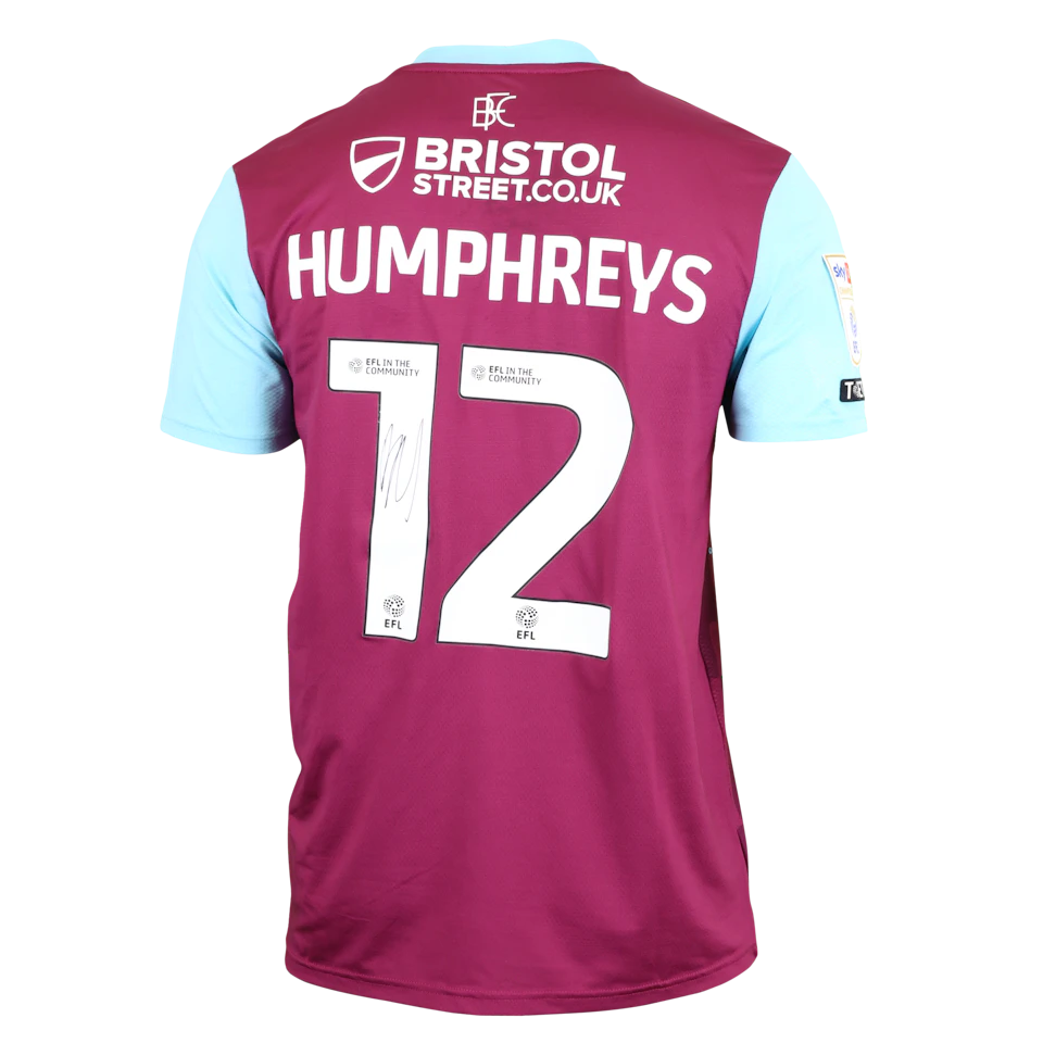 Bashir Humphreys Burnley shirt