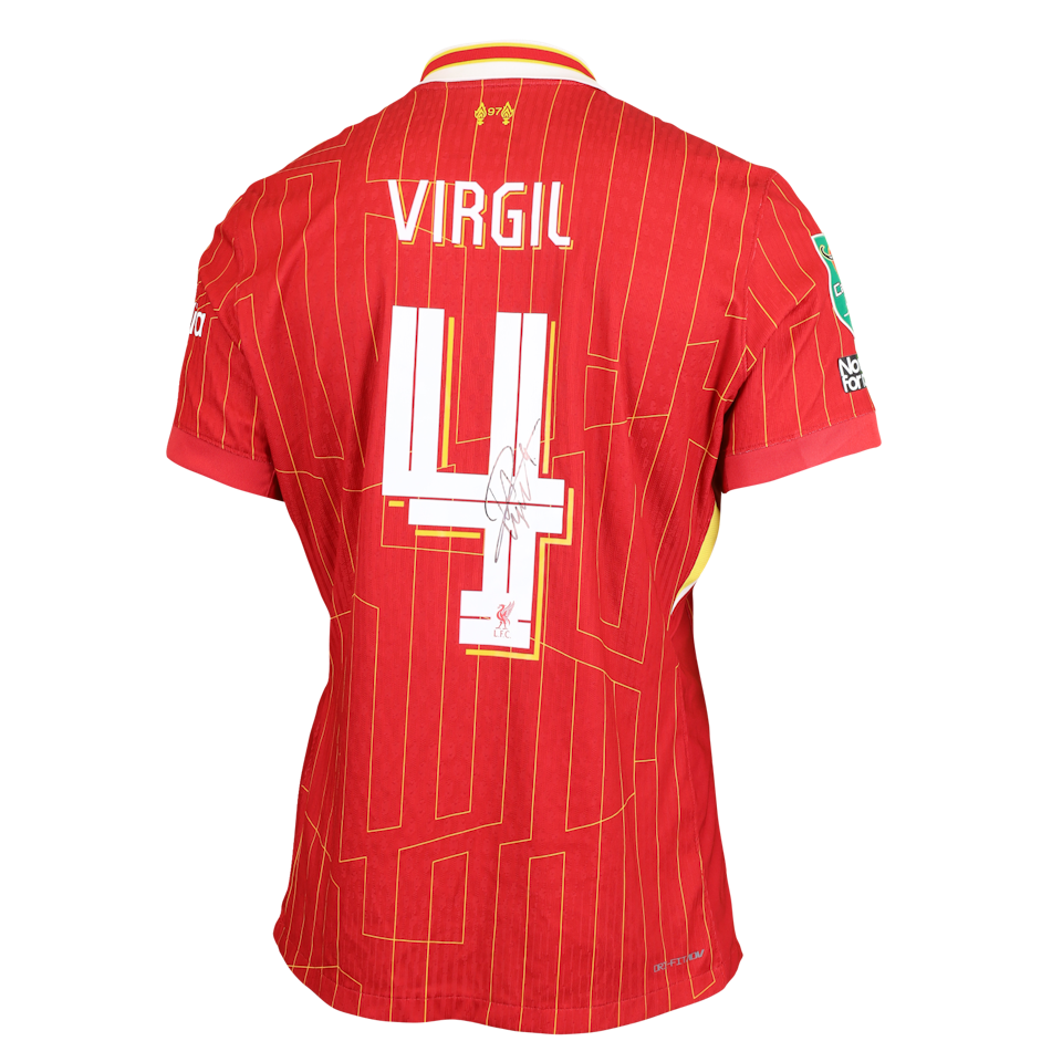 Virgil van Dijk Liverpool shirt