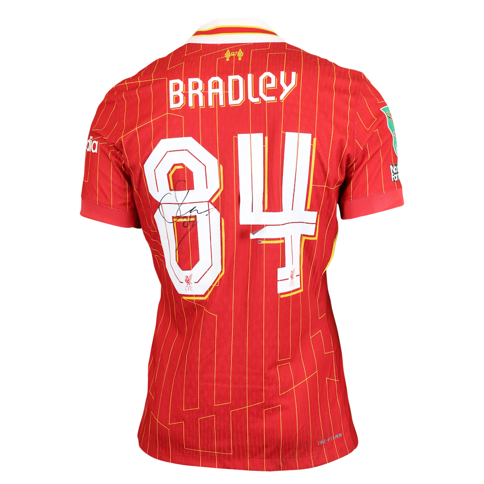 Conor Bradley Liverpool shirt