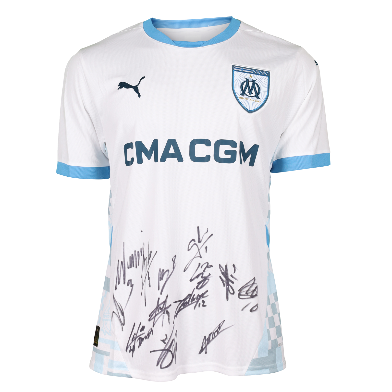 Squad Signed Shirt | Olympique de Marseille 