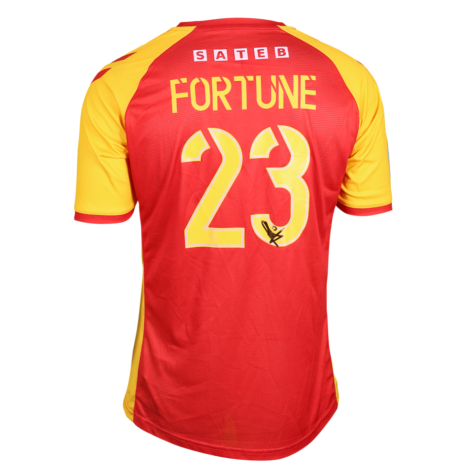 Yassin Fortune Quevilly-Rouen Métropole jersey