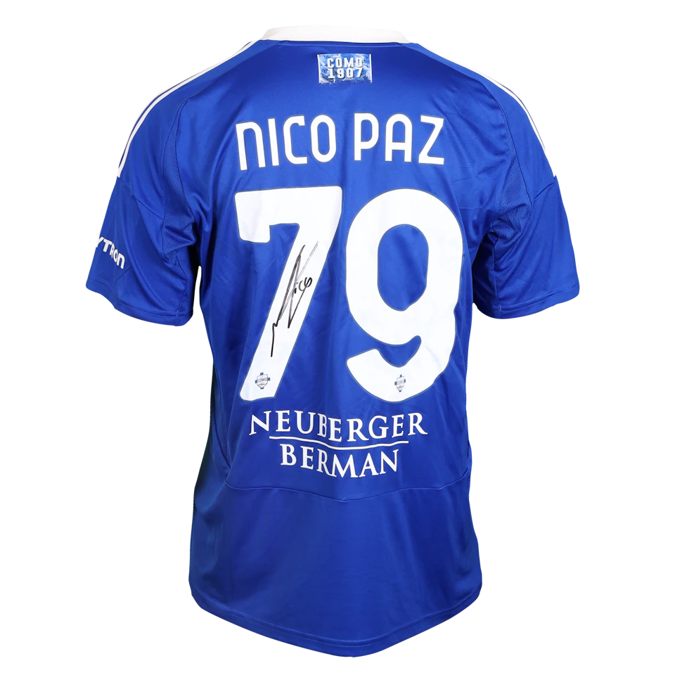 Nico Paz | Como - Juventus | MatchWornShirt